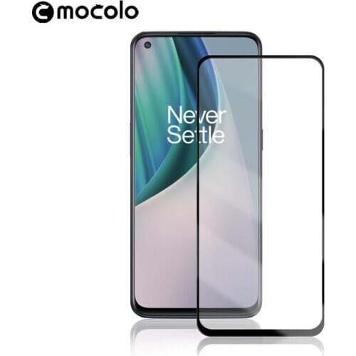 For Oneplus Nord N100 Screen Protector Original Mocolo N100 Full Glued 9H Tempered Glass Film for Oneplus N100 Screen Protector