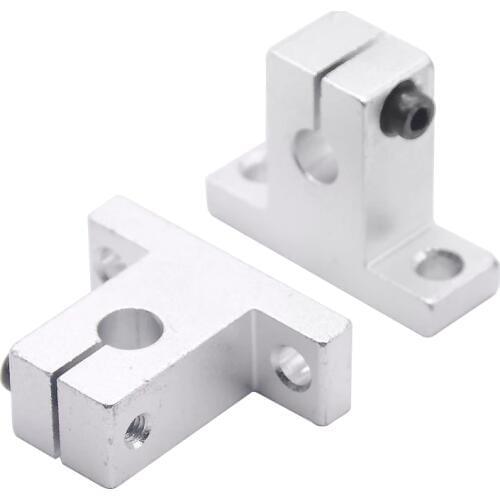 10pcs/lot SK8 SK10 SK12 SK16 SK20 SK25 SH8A linear bearing rail shaft support XYZ Table CNC Router 3D printer Part Free Shipping