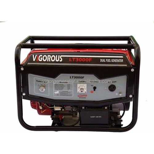 3kw Gasoline Natural Gas LPG Generator Tri-Fuel Generator For Home, Outdoor Use