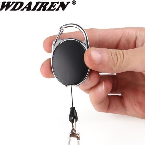 3Pcs/lot Fly Fishing Tools Zinger Retractor Extractor Keeper Tether Retractable Reel Anglers Badge Holder Fishing Tackle Boxes