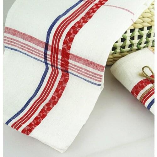 4Pcs Red Checkered Napkin High Quality Table Napkins Tea Towels Kitchen Napkin Wedding