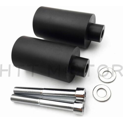 Aftermarket free shipping motorcycle parts No Cut Frame Slider Crash For Yamaha 2006 2007 2008 2009 2010 2011 FZ1 BLACK