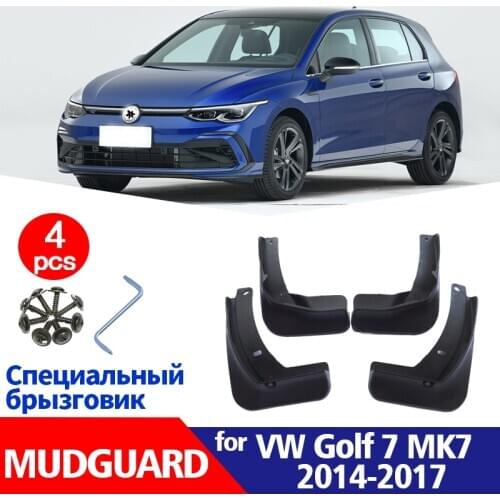 Mudflaps FOR Volkswagen Golf 7 MK7 Mudguards Fender Mud Flap Guard Splash Car Accessories Auto Styline Front Rear 4pcs