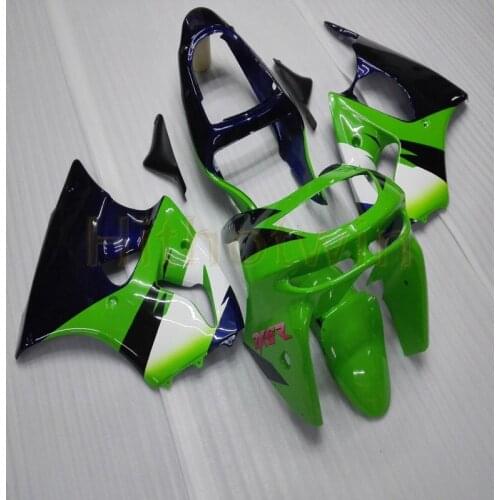 Motorcycle cover for ZX6R 636 1998 1999 ZX-6R ABS motorcycle fairing+Free Bolts+green body