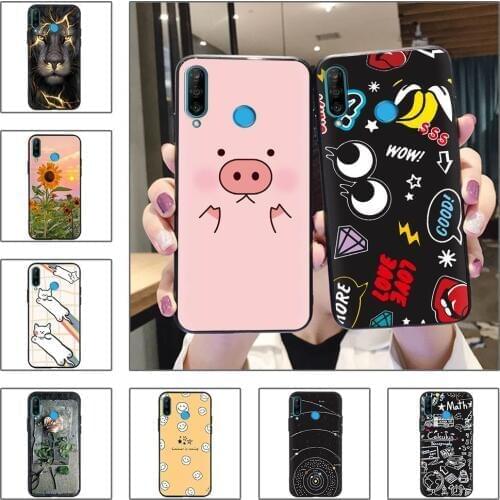Cover TPU Phone Case For Huawei P30 Lite/Nova 4E/Honor 20s New For Girls Anti-knock Back Cover