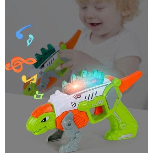 Toy Creative Educational Plastic Transforming Dinosaur Toy for Gift