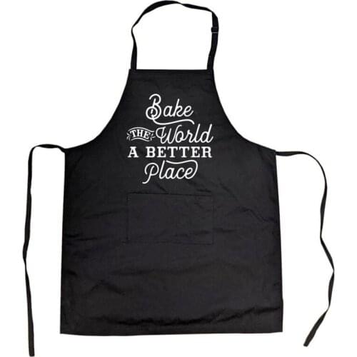 Custom Funny Baking Apron,personalised Bake The World A Better Place,BBQ Chef Dad Husband for family,Party Wedding Humor Gift