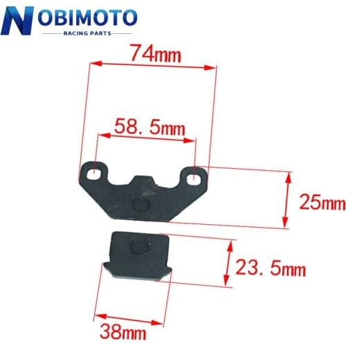 New Motrocycle Brake Shoe Sets DISC BRAKE SHOES SET PADS Brake Disks Brake Pad Pads For 50 70 90 110 125cc ATV DIRT BIKE DS-127