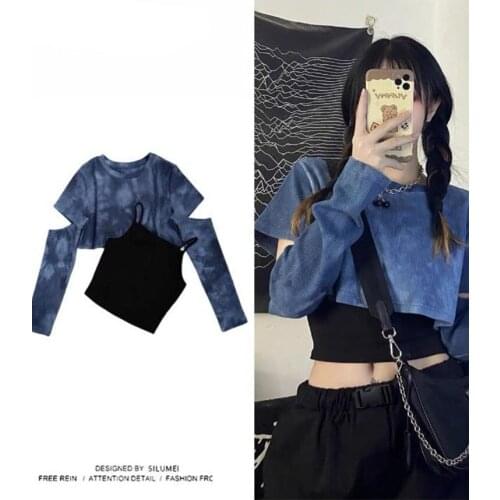 Женские укороченные футболки Mafokuwz China At AliExpress