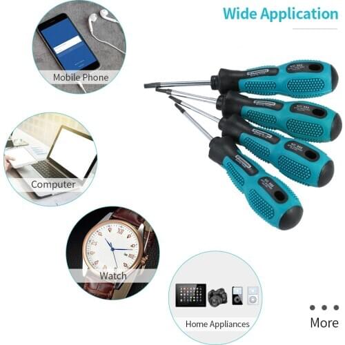 4PCS Precision Screwdriver Set Magnetic Screw Driver Home Repair Tool Kit for Household Appliances
