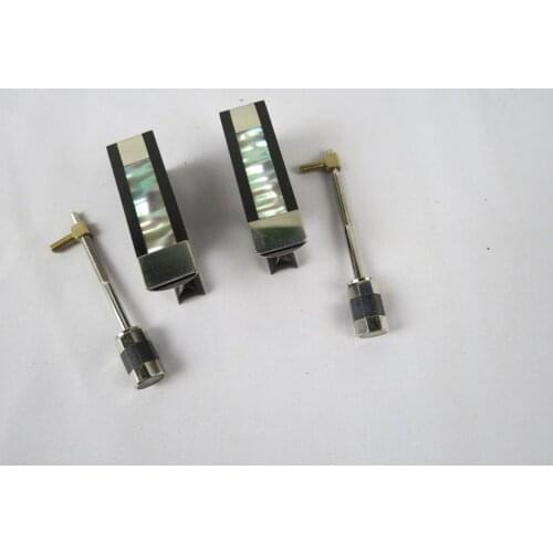 Nice violin frogs, 2pcs HIGH QUALITY ebony Violin bow frogs with copper mounted