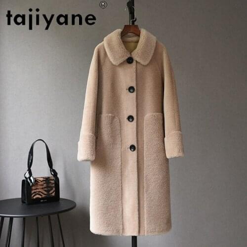 2021 Clothes Winter Women Real Fur Coat Woman 100% Wool Jackets Especially Female Clothing Long Mujeres Abrigos TN1571