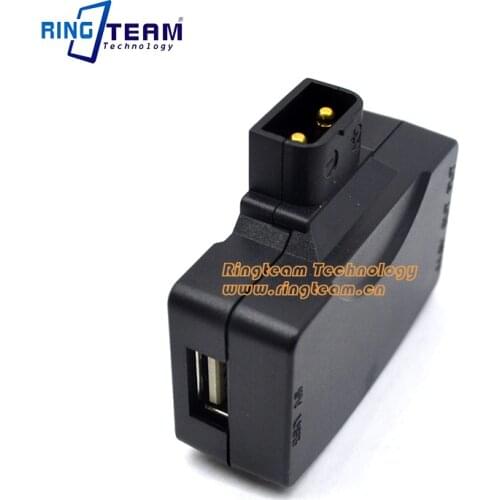 PowerTap D-Tap BTap Splitter Adapter 11V-17V Male B Tap to Female B-Tap and USB 5V 1.6A for Monitor Light Lamp Camera Camcorder