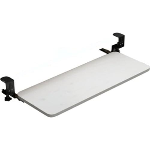 Adjustable Keyboard Drawer 20.5 x 9.8 Inch Ergonomic Slide-Out Computer Keyboard Stand Holder Sliding Desk Extender for Office