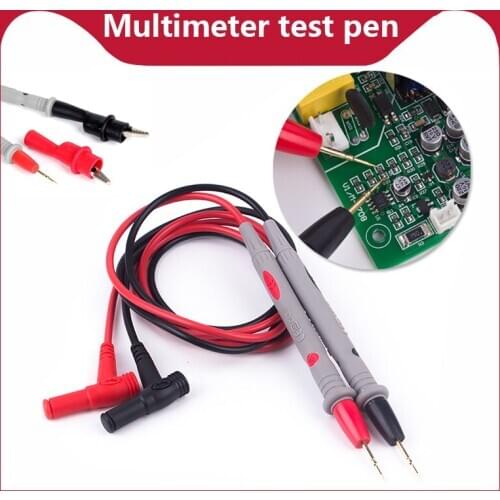Silica gel 20A 1000V Probe Test Leads Pin for Digital Multimeter Needle Tip Multi Meter Tester Lead Probe Wire Pen Cable