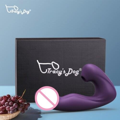 Tracys Dog G Spot Stimulation Tidal Sucking And Percussion Vibrator Female Clitoris Sex Toy