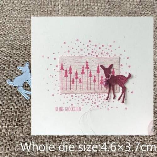 New Design Craft Metal Cutting Die cut die lovely deer decoration scrapbooking Album Paper Card Craft Embossing Die Cuts