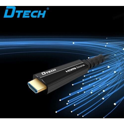 Dtech Hight Speed 4K 60Hz Fiber Optic HDMI Cable 2.0 HDR 5m HDMI Cables for HDTV Projector PS4