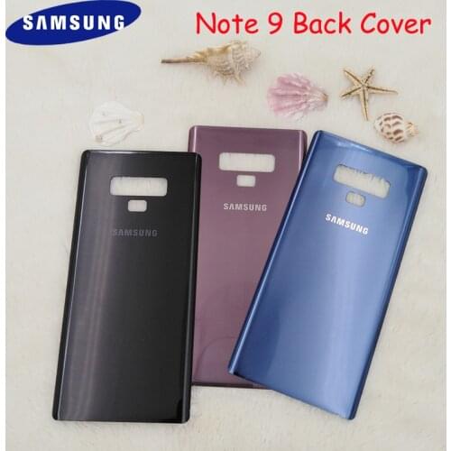 Samsung Note 9 Back Cover Rear Door Battery Housing Case Replacement Repair Parts For Galaxy Note9 N960 N960F SM-N960F&Stickers