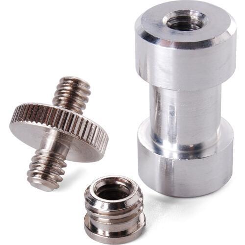 1/4" 3/8" Trfor iPod Mount Screw Convert Adapter Flash Light Stand Spigot LF600