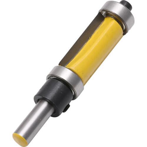 1pc 1/4'' Shank Top &Bottom Bearing Flush Trim Router Bit For Woodworking 72XD