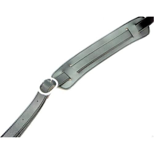 1pcs Black Guns N Roses SLASH Leather Shoulder Pad Adjustable Comfortable Acoustic Electric Folk Bass Guitar Strap