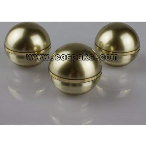 100pcs plastic golden 15g acrylic ball jars, 15ml ball plastic jars, 15g Kosmetik Pot Wholesale