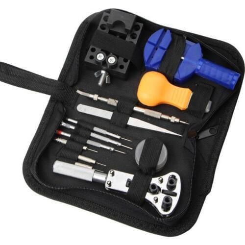13 In 1 Watch Repair Tool Kit Clock Watch Tools Set Remover Opener Spring Bar Repair Pry Screwdriver Set Watchmaker Tool