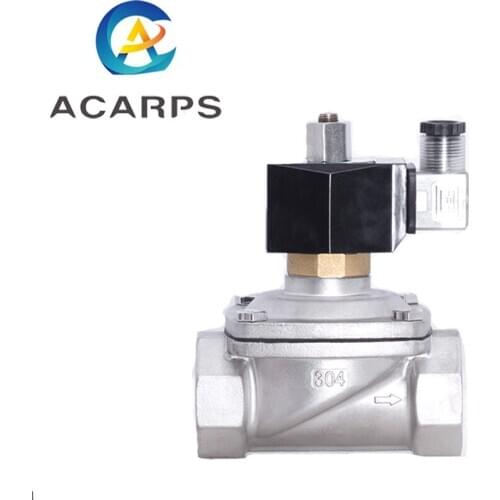 2inch Solenoid Valve Normally Open 220v 12v 230v Stainless Steel DN50 Pneumatic Solenoid Valve