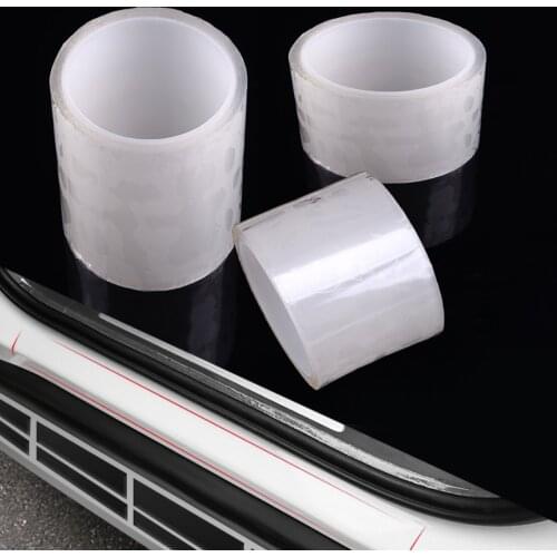 3 Roll 5cm 7cm 10cm Car Door Plate Sill Scuff Cover Invisible Protector Sticker Anti Scratch Bumper Body Strip Clear
