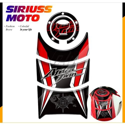 3D Motorcycle Fuel Gas Cap Sticker Tank Pad Protector Case for Honda CRF1000L Africa Twin 2016-2019