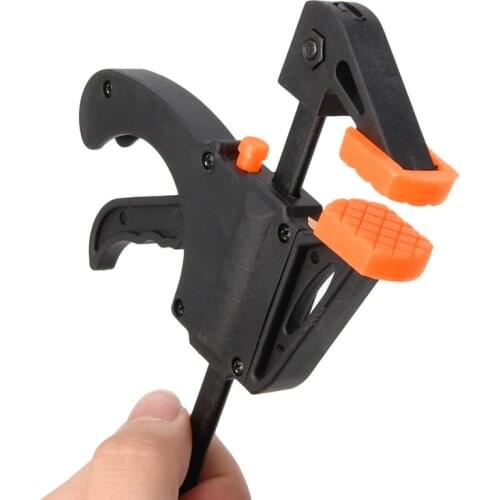 4 Inch Wood-Working Bar Clamp Quick Ratchet Release Speed Squeeze DIY Hand Tools -Y103