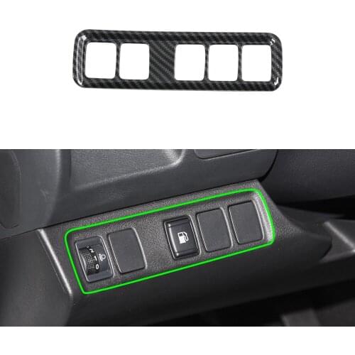 Hot Sale Accessories Interior Headlight Control Switch Cove For Nissan Navara 2017 2018 2019