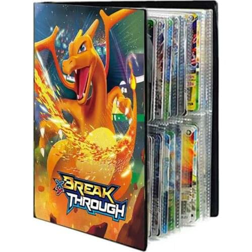 240Pcs Holder Album Toys Collections Pokemon Cards Album Book Top Loaded List Toys Gift for Children