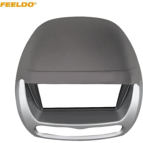 FEELDO Car 2Din Radio DVD Panel Fascia Frame for MITSUBISHI I Miev CITROEN C-Zero PEUGEOT iOn EV Stereo Frame Dash Mount Kit
