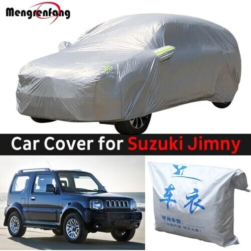 For Suzuki Jimny Car Cover Anti-UV Outdoor Sun Shield Rain Snow Frost Dust Resistant Windproof SUV Cover