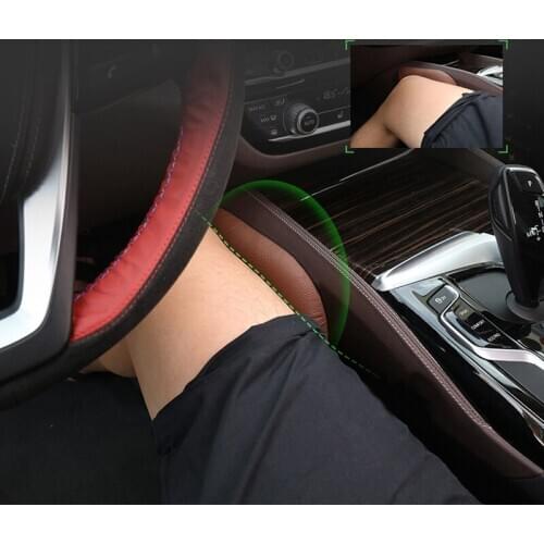 For Mercedes Benz A B C E S class GLC CLA CLS GLE GLS GLK Car styling Leg Cushion Knee Pad Thigh Support Pillow Accessories