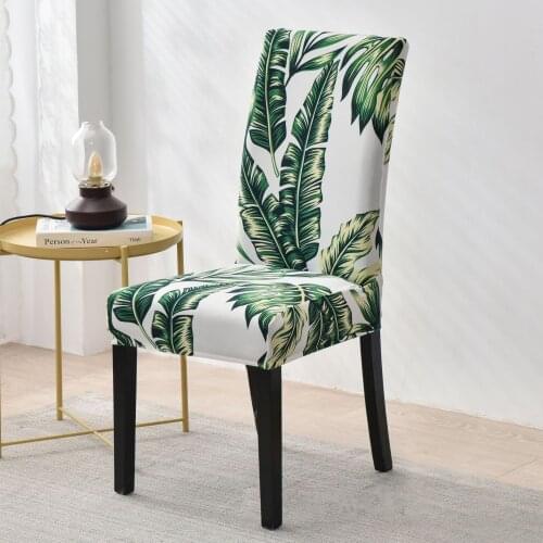 Stretch Dining Chair Covers Elastic Printed Kitchen Chair Cover Slipcovers for Wedding Banquet Restaurant Hotel