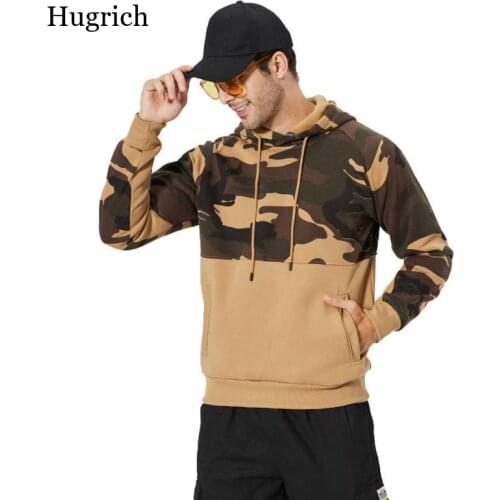 Hugrich Mens Camouflage Hoodies
