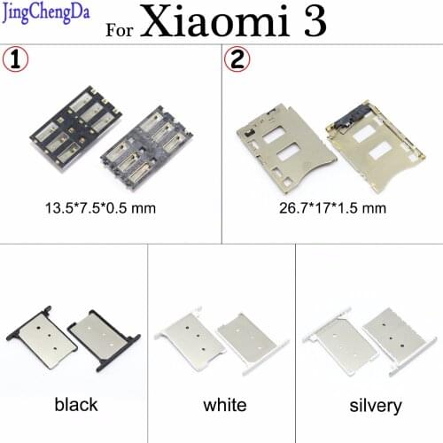 JCD Sim Card socket slot connector Iron cover replacement for Xiaomi Mi 3 Mi3 SIM Card socket slot tray reader
