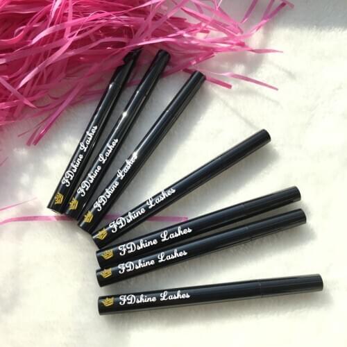 Eyeliner Pen with Custom Private Label Black Clear Brown Color Self-Adhesive Eyeliner Lash Glue Pen