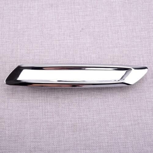 CITALL Car Right 51137336646 Chrome Exterior Front Fender Trim Molding Panel Cover Fit for BMW F10 Sedan 2013 2014 2015 2016