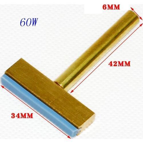 30W / 40W / 60W Copper T Soldering Iron Tips with Hot Press for LCD Screen Flex Cable Chip Repair Tools