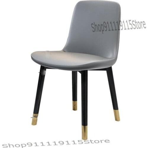 Nordic Solid Wood Dining Chair Leisure Back Restaurant Home Hotel Net Red Chair Light Luxury Modern Simple Ash Wood Chair