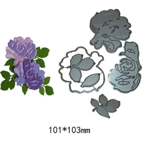 New 2018 Flowers Shape Metal Cutting Dies Stencil for Scrapbooking Album Embossing DIY Gift Card Hand Crafts Templates cutter