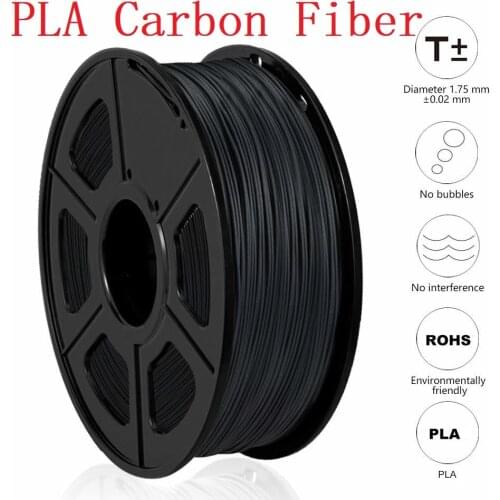 PLA 1.75mm 1kg Carbon Fiber Filament 3D Printer Filamento Pen Resin Plastic Original Printing Material 2.2 LBS Sublimation DIY
