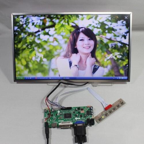 HD MI VGA DVI Audio LCD Controller board M.NT68676+15.6" LP156WH2 BT156XW02 1366x768 lcd panel