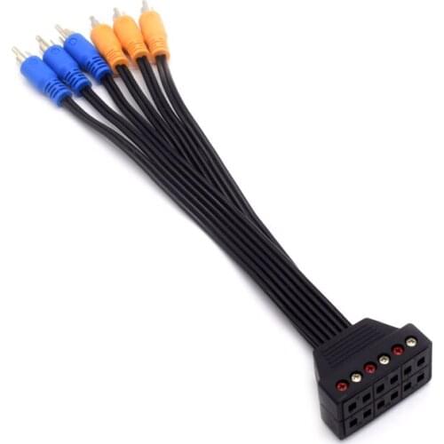 Bose Bare Speaker Wire Adapter, RCA (Black) Bose Acoustimass Home Cinema Ribbon Cable Speaker Input Amp To Subwoofer Wire