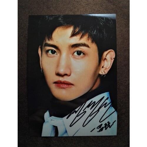 Signed TVXQ Shim Changmin Max autographed photo 5*7 free ship 112018D