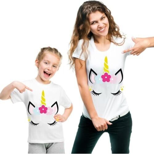 Sincerity Create Same T-shirts For Mom And Daughter